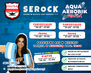 AQUA AEROBIK W SEROCKU – NOWA GRUPA W PIĄTKI! DOŁĄCZ DO NAS!